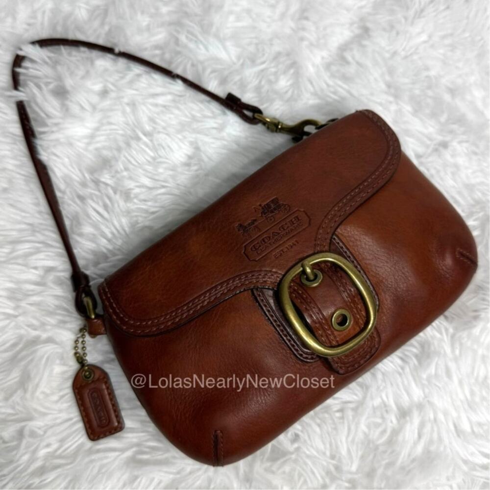 y2k Coach Bleecker Legacy Flap Wristlet